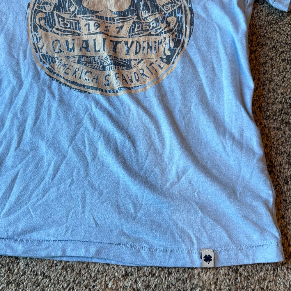 Lucky Brand | Light Blue Graphic Tee for Kids - Picture 4 of 7